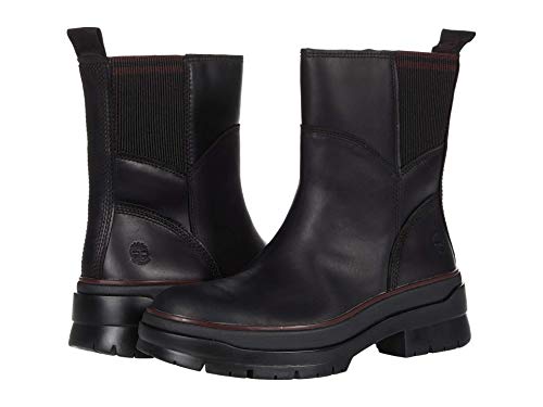 Timberland Bota Feminina Malynn Impermeável Com Zíper Lateral, Preto Jet