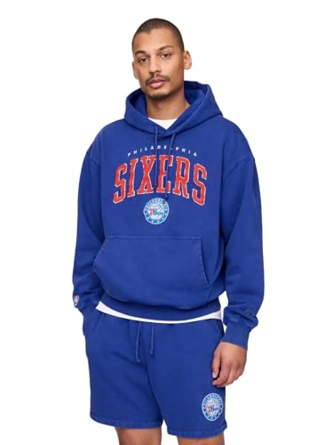 GAP Men's NBA Logo Heavyweight Hoodie, SIXERS, Large
