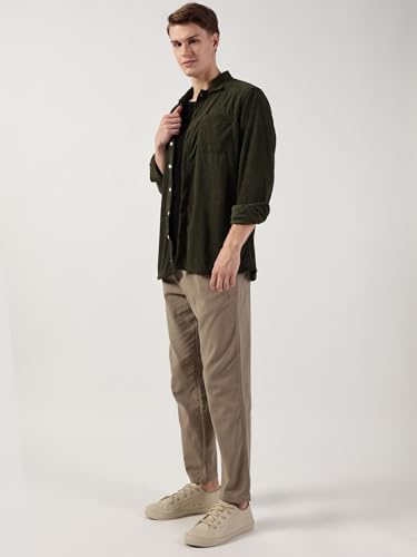 Image of Thomas Scott Men's Premium Slim Fit Oversized Corduroy Shacket