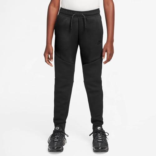 Nike Sportswear Tech Fleece Big Kids' Joggers (HV5869-010, Black/Black/Black)2