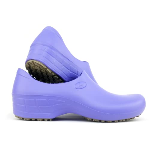 Best Shoes for Operating Room Nurses: Top Picks for Comfort & Safety 12 Sticky SSW-US-LLA-8 Nursing Shoes Women - Chefs - Kitchen - Nurses - Clogs for Work - Waterproof Non Slip (Lilac, 8)