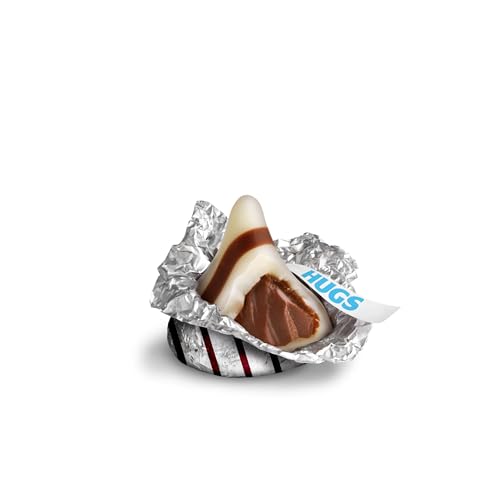 HERSHEY'S HUGS Milk Chocolate and White Creme Candy Share Pack, 10.6 oz