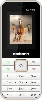 Karbonn K9YUVA | 4.5CM (1.8) Bright Screen | 2500mAh Battery | Expandable up to 32GB,| Auto Call Recorder | Mobile Tracker | Bluetooth | Torch | White Champagne (B0BXH6V7X8) Amazon Price History, Amazon Price Tracker