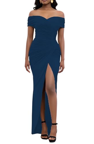 Image of LightlyKiss Women's Bodycon Wedding Guest Dress Formal Cocktail Party Evening Gown