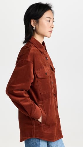 Madewell Women's Corduroy Twill Oversized Shirt Jacket4