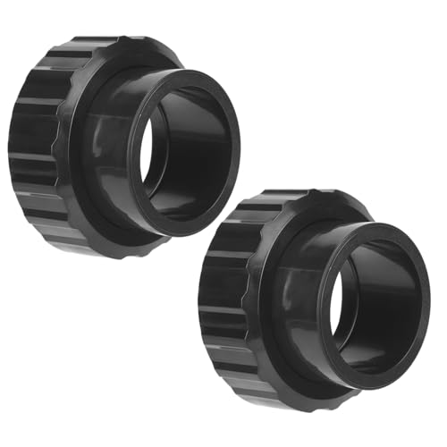 Joyfolk 2 Pcs SP1500UNPAK2C Union Connection Kit 1-1/2-inch Socket by 2-inch Slip Flush Union Connectors Pak Replacement Compatible with Hayward Pumps/filters and Chlorine Feeders