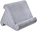 Hezhu Tablet Ständer Kissen Kissenständer Buchablage Multi Angle Soft Bed Pillow Holder Tragbarer Dreieck Tablet Ständer (Grau)