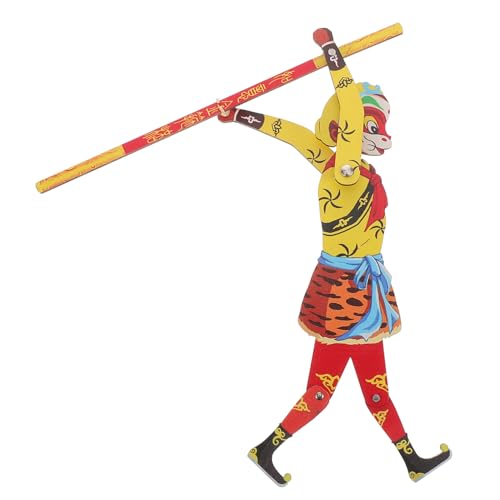KONTONTY Marioneta De Sombra De Madera Cultural China, Marioneta De Rey Mono, Marioneta De Sombra Tradicional China, Juguete, Accesorios De Fiesta
