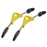 spring straps für mares fins 【Widerstandsfähiger Edelstahl】Die Federschnürsenkel bestehen aus Edelstahl 304, der sehr widerstandsfähig gegen Meerwasser ist und Rostbeständigkeit garantiert. Es bietet hervorragende Zähigkeit und Haltbarkeit für den Unterwassereinsatz.