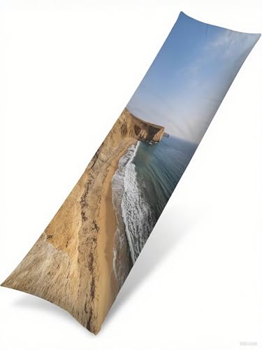 Coussin grossesse confortable avec taie de traversin 140 cm à zip - 3