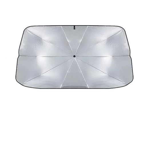Pare-soleil voiture parapluie pliable argenté pour petit pare-brise