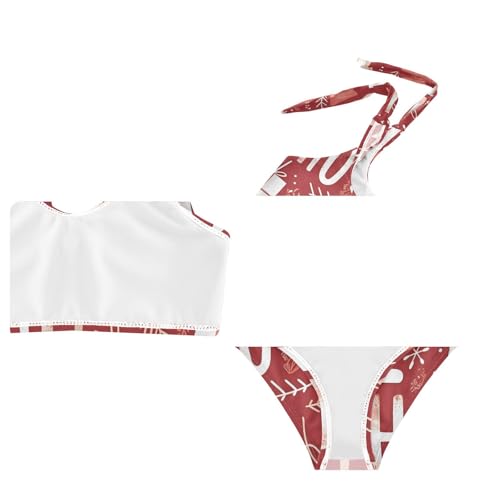 Image of Hand Drawn Cute Koala Pattern Girls Bikini Sets Bathing Suit Two Piece Beach Swimsuit