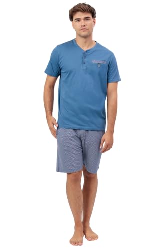 Pyjama classique à manches courtes pour homme ADMAS en coton élégant