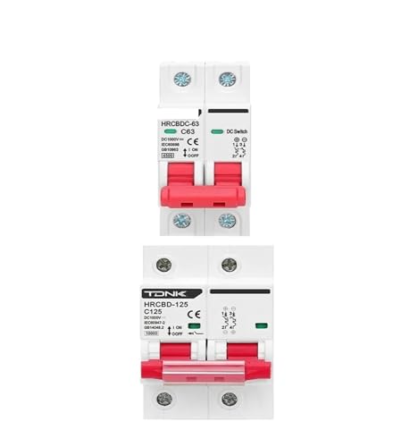Disjoncteur solaire 2P 1000V 80A disjoncteur DC magnétothermique pour coffret photovoltaïque