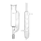 Glass Soxhlet Extraction Set,Soxhlet Extractor with Condenser,Lab Glassware (Allihn Condenser,150ml)
