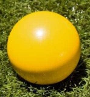 Listing - Premium Quality, Official Tournament-Grade Pallino or Pallina for Bocce - Regulation Size 60mm - Yellow - Use with 100, 107 or 110+mm Bocce Balls