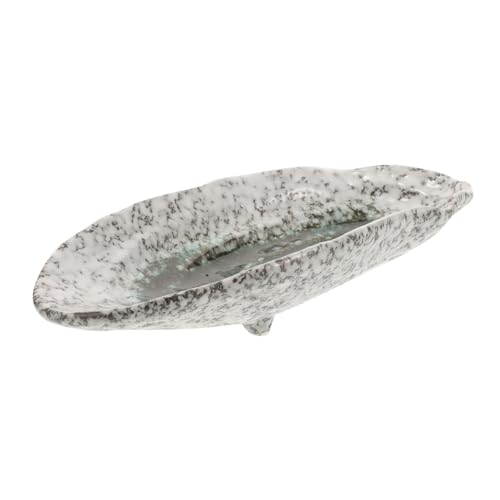 Balacoo Terfly and Bird Feeder Ceramic Water Dish Outdoor Tray Unique Design for Garden Dec