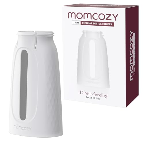Image of Momcozy Natural Baby Breast Milk Feeding Bottle Holder, Easy to Clean, Reusable for Momcozy Breast Milk Storage & Feed Kit, 1 Pack