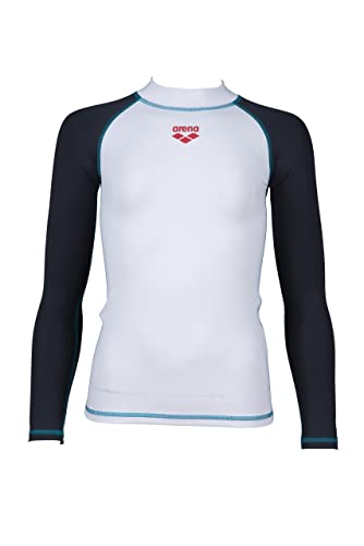 Image of ARENA Girls Girl's Long Sleeves Rash Vest, Swim Shirt with Uv Sun Protetion
