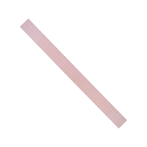 Westcott Ruler 8ths Graph Ruler, Zero-Centering Scale, Translucent Laminated Construction, Back-to-School, School Supplies, Classroom Supplies, 2 x 24-Inch
