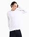 Armani Exchange Men's Basic Long Sleeve Jersey Crew Neck Tee, White, Medium