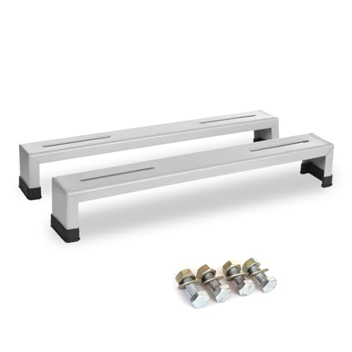 Image of Floor Mount 20 inch (Inch) Split AC Stand Heavy Duty Air Conditioner Outdoor Unit Mounting Brackets for All Types of Outdoor Units | AC Stand for Roof (Model 4)