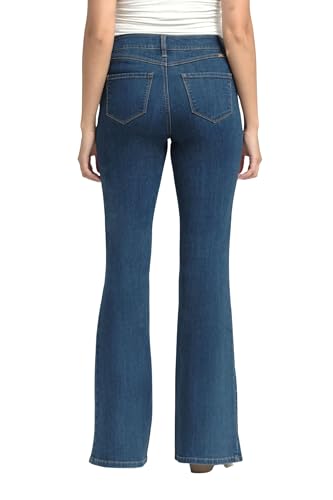 1822 Denim Women's 34" Long Mid-Rise Vintage Flare Jeans3