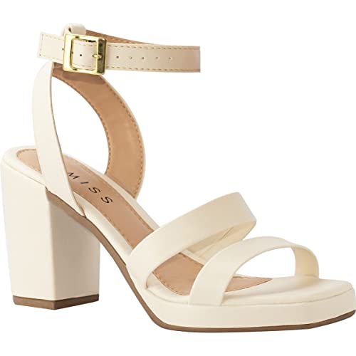 Sandália Feminina Salto Médio Grosso Tratorada Meia Pata MPT1 offwhite36