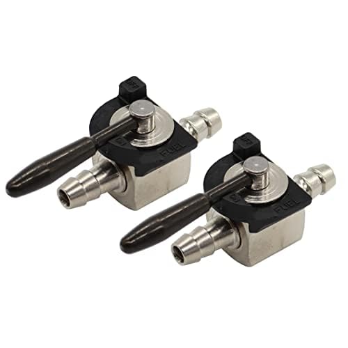 Nakkaa 2PCS 1/4" Heavy Duty Gas Shutoff Valve Steel In-line