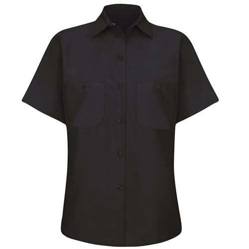 Image of Red Kap Women's Standard Size Short Sleeve Industrial Work Shirt