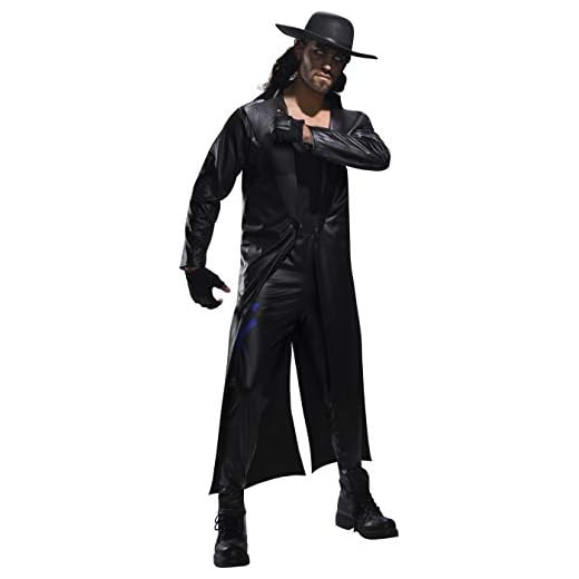 Rubie's mens Deluxe the Undertaker Adult Sized Costumes, As Shown, Standard US
