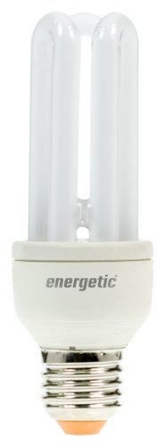 1224181211 Energetic ESL U Line Mini E27 Light Bulb 18 Watt Quick Start Techno. Flicker Energy Class A- Save up to 80 Proz 10,000 Hour Service Life