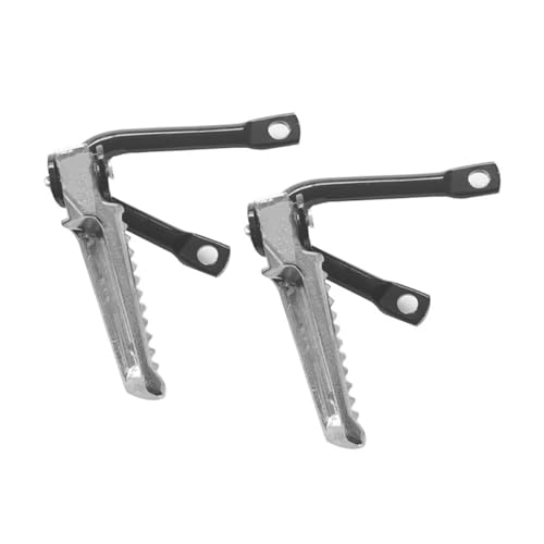 Repose-pieds réglables pour moto universels et confortables - Lot de 2