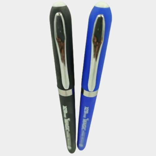Caneta Mágica Apagável Xzb Bt-826m Caixa 12un Azul E Negro