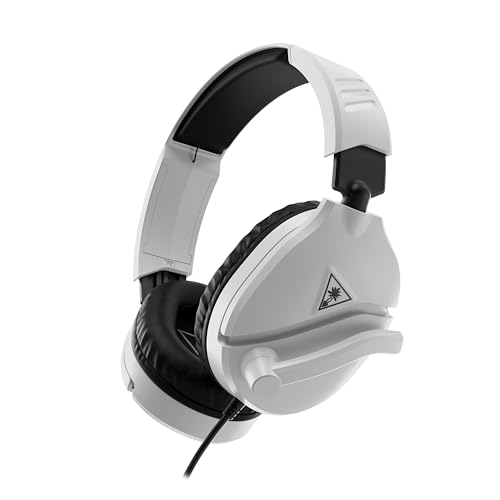 Image of Turtle Beach Recon 70 Multiplatform Gaming Headset for PS5, PS4, Xbox Series X|S, Xbox One, PC & Mobile w / 3.5mm Wired Connection - Flip-to-Mute Mic, 40mm Speakers, Lightweight Design, White