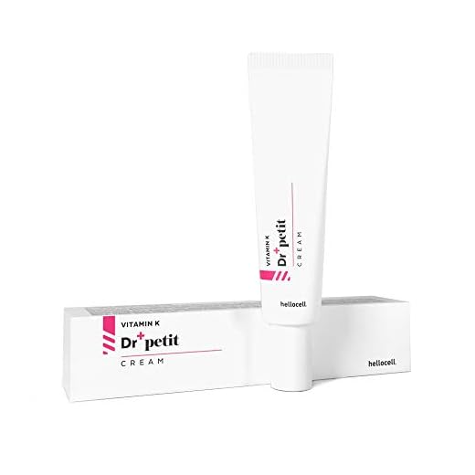 Hellocell Vitamin K Doctor Petit Cream - Bruise, Eyebags, Sunburn, Bags, Dark Spots, Circle, Face, Body, Pocket Size, Handy, 0.5 Oz
