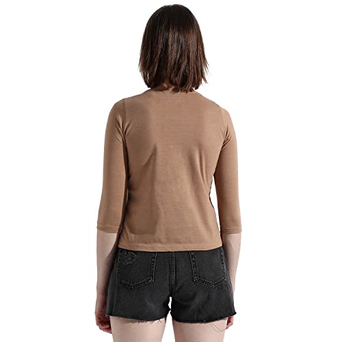 Image of PINACOLADA Grey Quarter Sleeves T-Shirts one Two Three