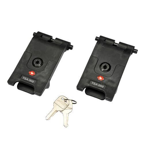 SKB TSA 3 Locking Latch Kit for iSeries Cases, Travel Approved Lock Set with Keys and Replacement Pins, Easy Install Upgrade for Luggage Security