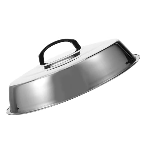 Toddmomy Coperchio Inossidabile Per Steak Protezione Per Alimenti Da Bbq Design Pratico e Resistente Copertura Per Cottura e Servizio Cucina Facile Da Pulire e Maneggiare