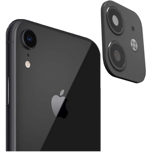 DIKKAR Compatible with iPhone XR Convert to iPhone 11-11 Pro-11 Pro Max Lens Sticker, Upgraded Camera Cover Anti-Scratch Tempered Glass film, Change to New Phone