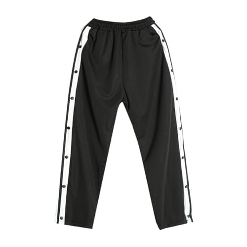 Jogging postopératoire homme boutons latéraux tenue loisirs noire XL