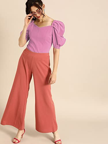 Image of Women's & Girl's Solid Short Sleeve Crop Top (LY-TopD6 Variation)