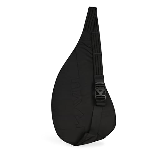 Image of KAVU Slingback Pack with Adjustable Rope Shoulder Strap, Black