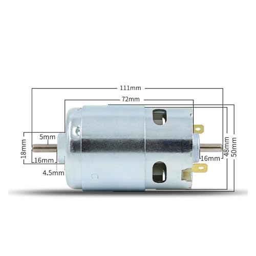 Moteur de tournevis électrique 895 robuste à double arbre 24V en métal durable