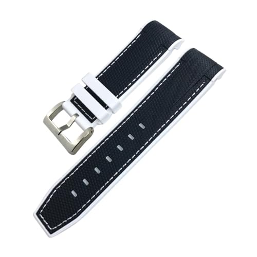 Bracelet montre caoutchouc 22mm 23mm silicone souple premium