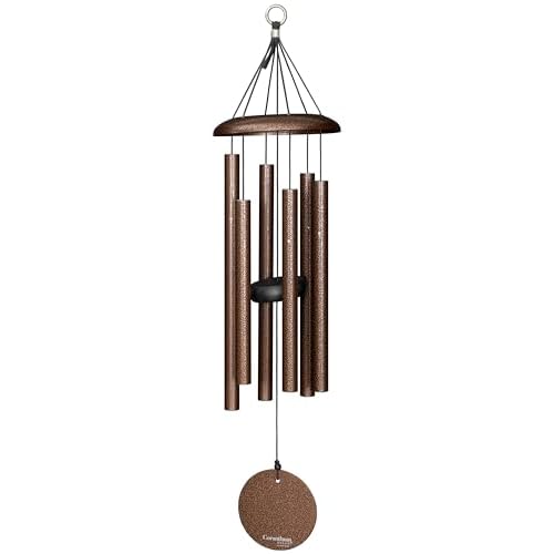 Corinthian Bells by Wind River – 27 inch Copper Vein Wind Chime for Patio, Backyard, Garden, and Outdoor Decor (Aluminum Chime) Made in The USA