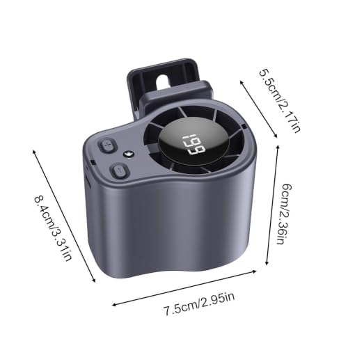 Ventilador de pinza con 199 velocidades regulables y cabezal con giro de 360 grados 7