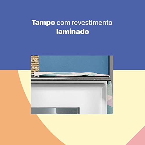 Cozinha Completa Telasul Rubi de Aço 4 Peças Paneleiro+Armário+Gabinete+Nicho COZ97 Cor Branco