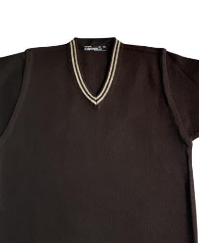 Image of Boy's School Uniform Lining Full Sleeves Sweater - Daffodil