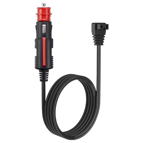 MJPOWER 10FT Car Fridge Power Cord 12V/24V DC Car Charging Cable for ARB F40C4TMP AstroAI JOYTUTUS Alpicool ICECO Setpower Dometic EUHOMY Cigarette Lighter Plug Car Cooler Refrigerator Freezer